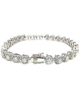 18K White Gold Diamond Bracelet