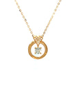 18K Rose Gold Diamond Necklace