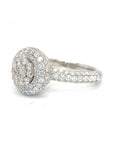 18K White Gold Diamond Ring