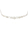 18K White Gold Diamond Necklace