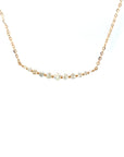 18K Rose Gold Diamond Necklace