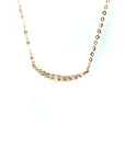 18K Rose Gold Diamond Necklace