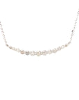 18K White Gold Diamond Necklace