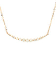 18K Rose Gold Diamond Necklace