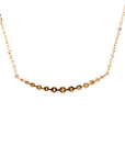 18K Rose Gold Diamond Necklace