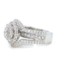 18K White Gold Diamond Ring