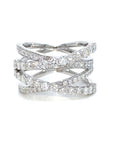 18K White Gold Diamond Ring