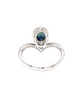 18 White Gold Sapphire Ring