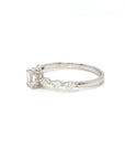18K White Gold Diamond Ring