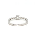 18K White Gold Diamond Ring