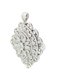 18K White Gold Diamond Pendant