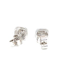 18K White Gold Diamond Earring