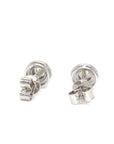 18K White Gold Diamond Earring