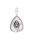 18K White Gold Diamond Pendant