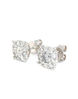 18K White Gold Diamond Earring