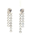 18K White Gold Diamond Earring
