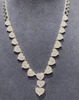 18K White Gold Diamond Necklace