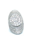 18K White Gold Diamond Ring