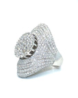 18K White Gold Diamond Ring