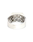 18K White Gold Diamond Men's Ring Setting
