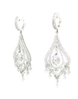 18K White Gold Max Chandelier Diamond Earrings