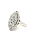 18K White Gold Diamond Ring