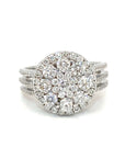 18K White Gold Diamond Ring