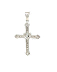 18K White Gold Diamond Pendant