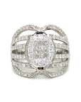 18K White Gold Diamond Ring