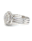 18K White Gold Diamond Ring