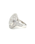 18K White Gold Diamond Ring