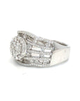 18K White Gold Diamond Ring