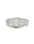 18K White Gold Diamond Ring