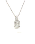 18K White Gold Diamond Set Chain