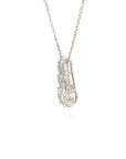 18K White Gold Diamond Set Chain