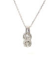 18K White Gold Diamond Set Chain
