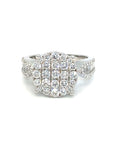 18K White Gold Diamond Ring