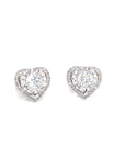 18K White Gold Diamond Earring