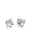 18K White Gold Diamond Earring