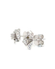 18K White Gold Diamond Earring