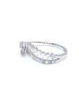 18K White Gold Diamond Ring