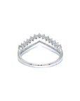 18K White Gold Diamond Ring