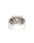 18K White Gold Diamond Men's Ring Setting