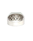 18K White Gold Diamond Men's Ring Setting