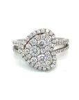 18K White Gold Diamond Ring