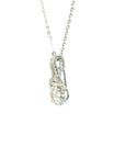 18K White Gold Diamond Pendant