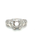18K White Gold Diamond Ring Mounting