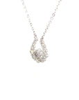 18K White Gold Diamond Necklace