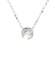 18K White Gold Diamond Necklace
