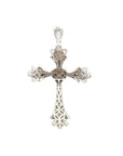 18K White Gold Diamond Pendant